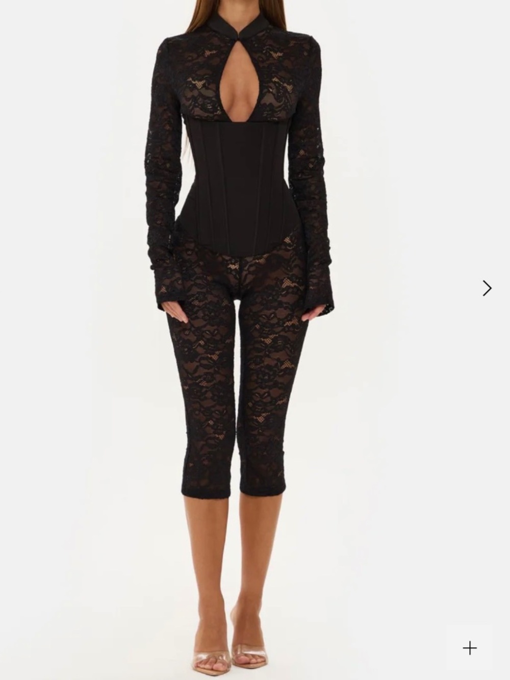 Black Lace Jumpsuit
